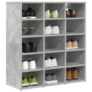 Schuhschrank Betongrau Holzwerkstoff 77,5cm