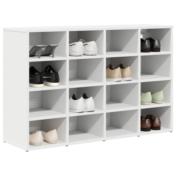 Schuhschrank Weiß mit Regal