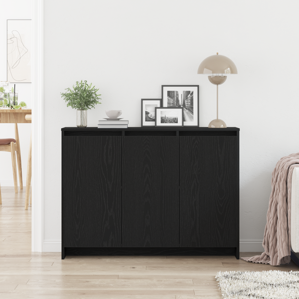 Schwarzes Sideboard 102 cm