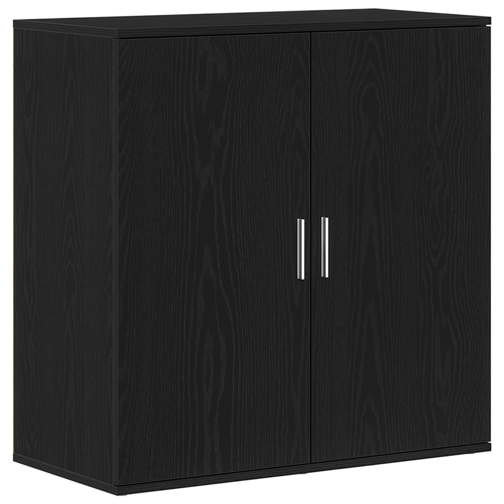 vidaXL Sideboard Black Oak Look 79 x 38 x 80 cm Engineered Wood