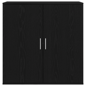 Schwarzes Sideboard Eichenoptik 79x38x80cm