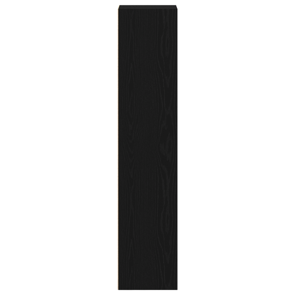 Bücherregal Schwarz Eichen-Optik 143cm