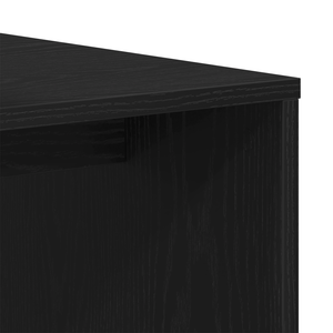 Schwarze Satztische Eichen-Optik