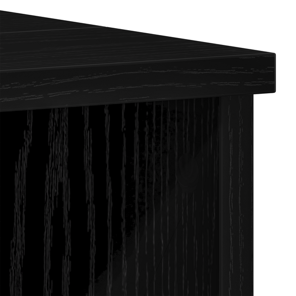 Badschrank Schwarz Eiche 60 cm