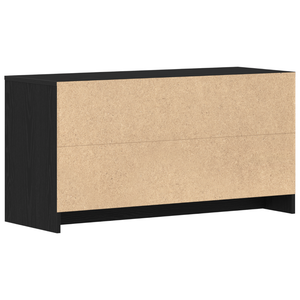 TV-Schrank Schwarz Eichen-Optik 102 cm