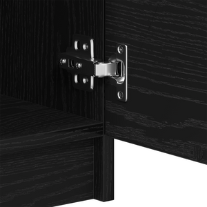 TV-Schränke Schwarz Eichen-Optik 2er-Set