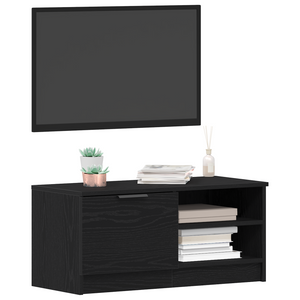 TV-Schränke Schwarz Eichen-Optik 2er-Set