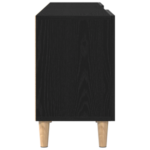 TV-Schrank Schwarz Eichen-Optik 150 cm