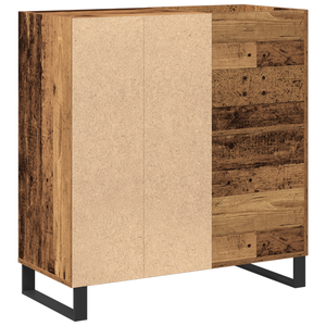 Schallplattenschrank Artisan Eiche mit Regal
