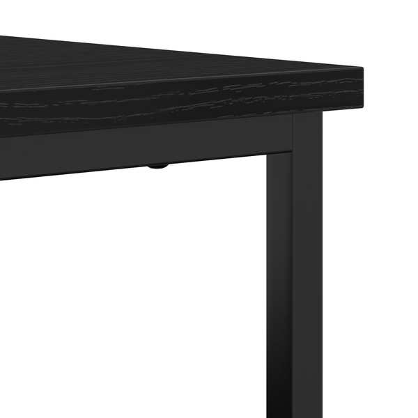 Sideboard Schwarz Eichenoptik 69x35x80cm