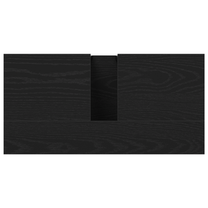 Waschbeckenschrank Schwarz Eichen-Optik 60cm