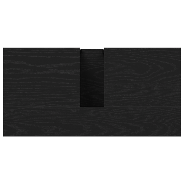 Waschbeckenschrank Schwarz Eichen-Optik 60cm