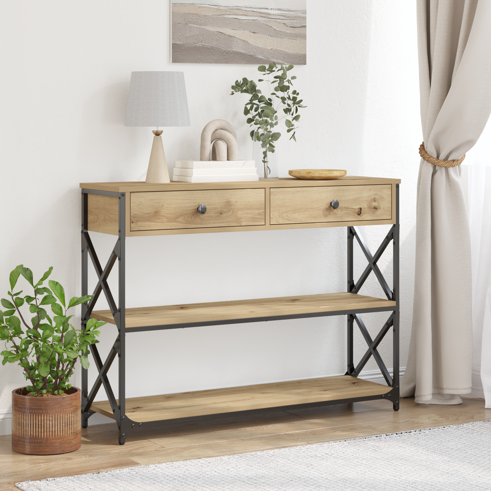 Konsolentisch Artisan Eiche mit Schubladen