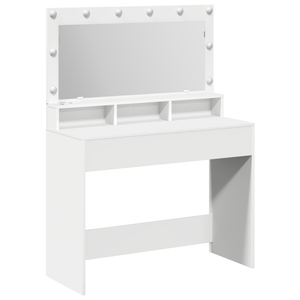 Schminktisch mit Regal Weiß 100x41x135 cm