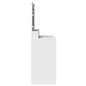 Schminktisch mit Regal Weiß 100x41x135 cm