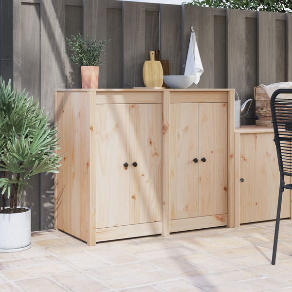 Küchentür Creme Kiefer 50x82cm 2er Set