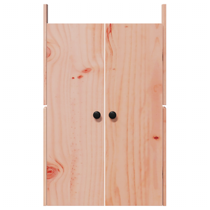 Braune Küchentür 50x82cm Douglasie Massivholz