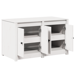 Küchenschrank Weiß Kiefer Massivholz 106 cm