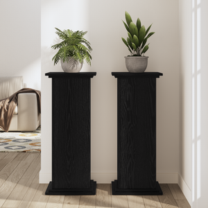 Pflanzenständer Schwarz Eichenoptik 100cm
