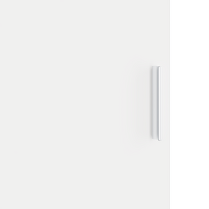 Weißes Highboard 31,5x32x122,5 cm