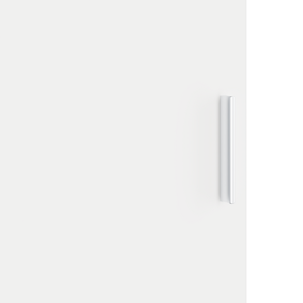 Weißes Highboard 31,5x32x122,5 cm