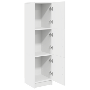 Weißes Highboard 31,5x32x122,5 cm
