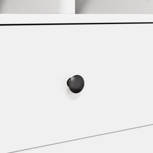 vidaXL Buffet haut avec tiroirs Blanc 45,5 x 34 x 127 cm