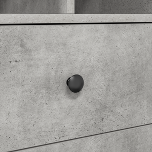 vidaXL Highboard avec tiroirs Gris Béton 45,5 x 34 x 127 cm