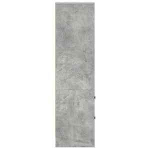 vidaXL Highboard avec tiroirs Gris Béton 45,5 x 34 x 127 cm