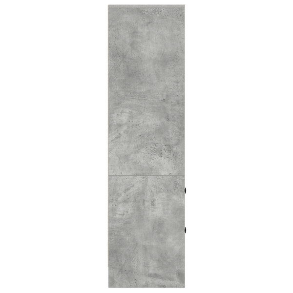 vidaXL Highboard avec tiroirs Gris Béton 45,5 x 34 x 127 cm