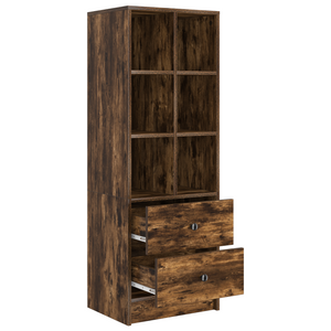 Highboard Eiche geräuchert mit Schubladen