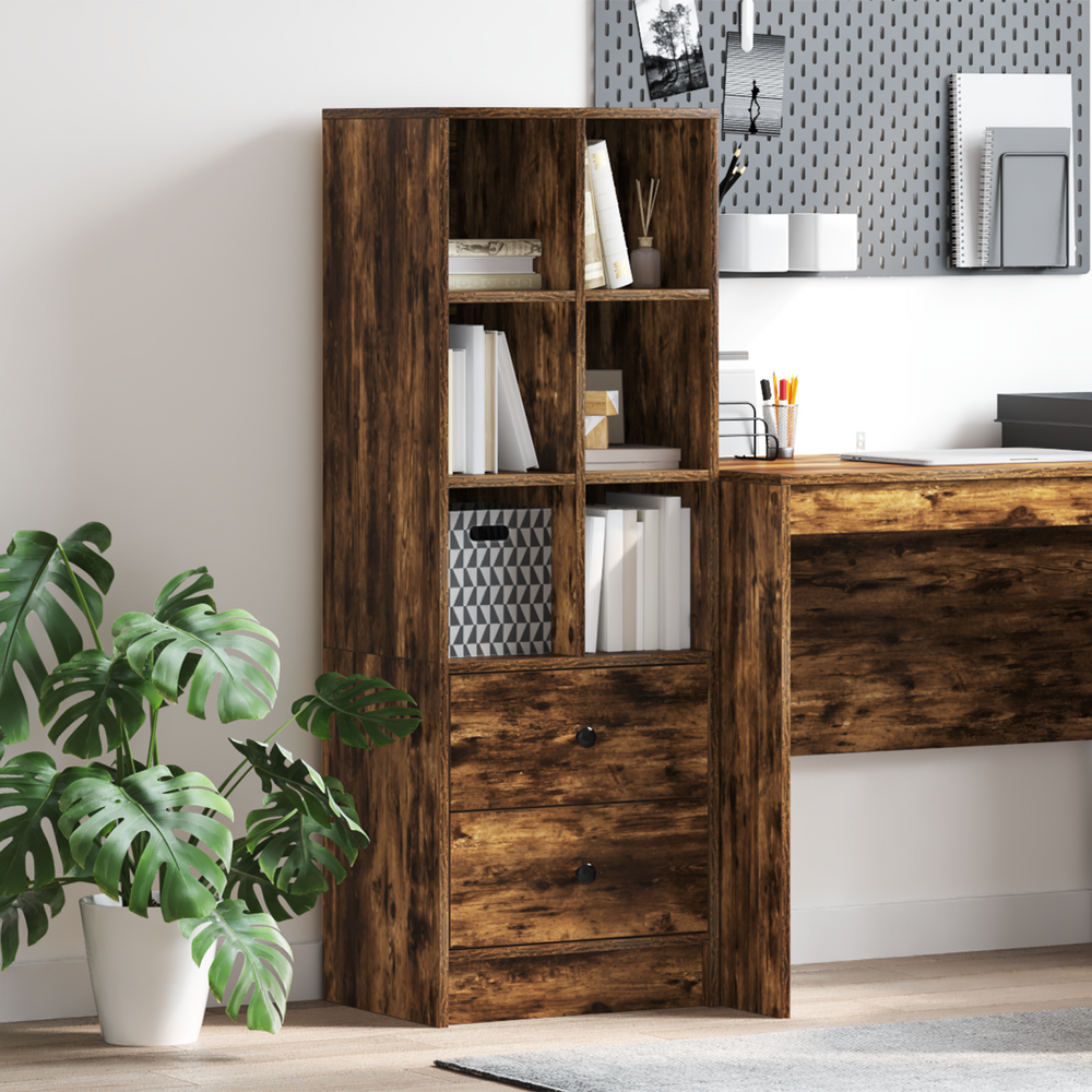 Highboard Eiche geräuchert mit Schubladen