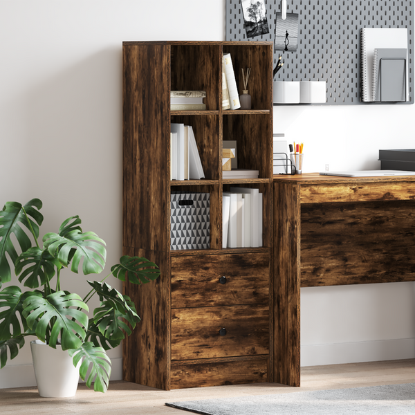 Highboard Eiche geräuchert mit Schubladen