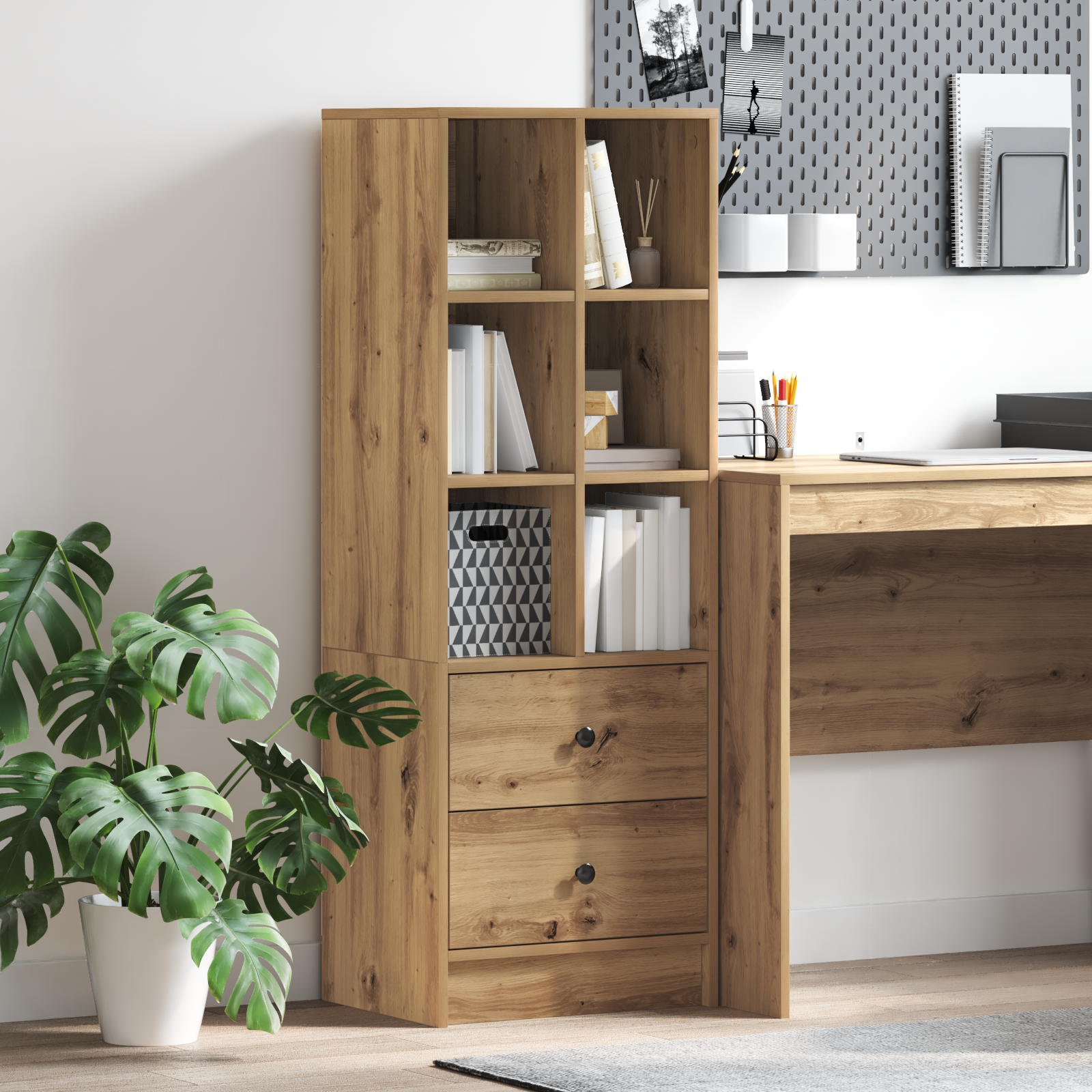 Highboard Artisan-Eiche mit Schubladen