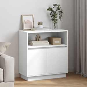 Weißes LED Sideboard 71cm