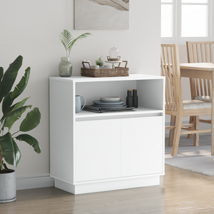Weißes LED Sideboard 71cm