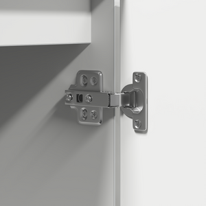 Weißer TV-Schrank 100 cm mit LED