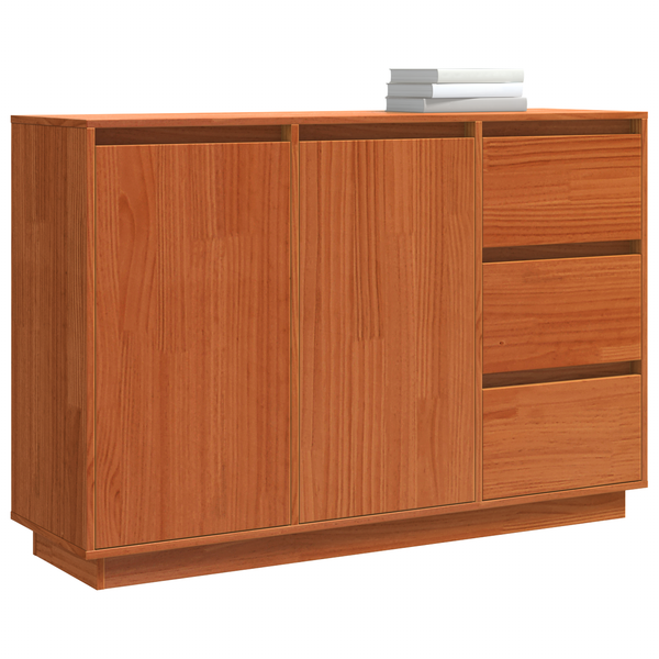 Sideboard Braun Eichen-Optik 111 cm