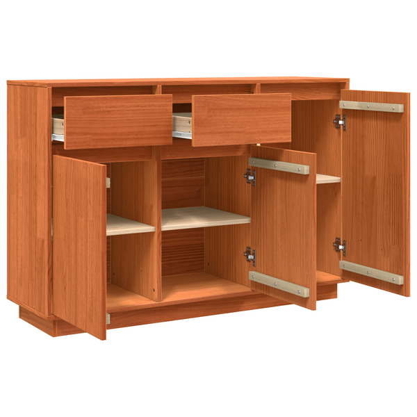 Sideboard Wachsbraun Kiefer Massivholz 110cm