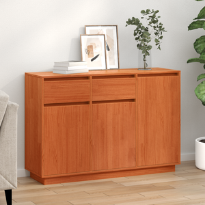 Sideboard Wachsbraun Kiefer Massivholz 110cm