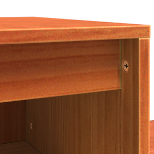 Nachttisch Wachsbraun Holz
