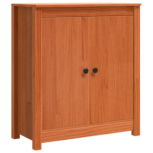 Sideboard Wachsbraun 70x35x80cm Kiefer Massivholz