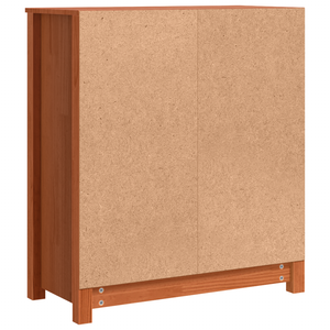 Sideboard Wachsbraun 70x35x80cm Kiefer Massivholz