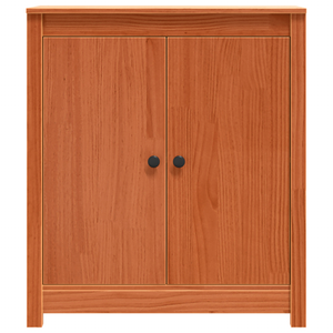 Sideboard Wachsbraun 70x35x80cm Kiefer Massivholz