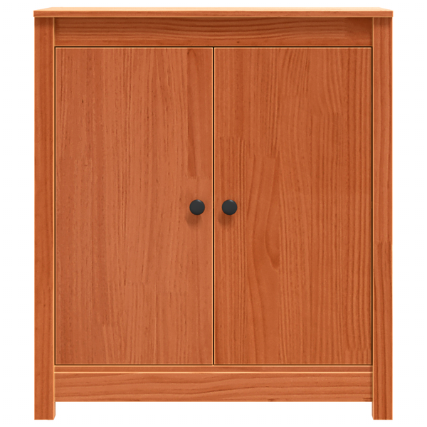 Sideboard Wachsbraun 70x35x80cm Kiefer Massivholz