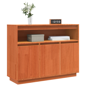 Sideboard Wachsbraun Kiefer Massivholz 104,5cm