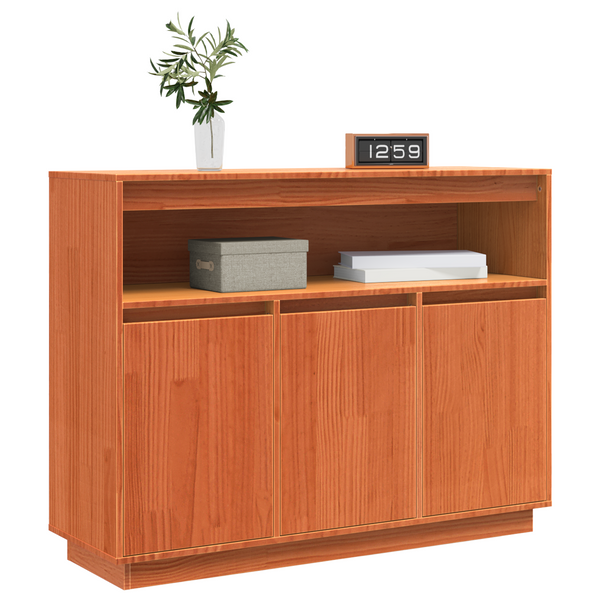 Sideboard Wachsbraun Kiefer Massivholz 104,5cm