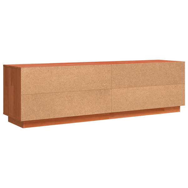 vidaXL Meuble TV marron 156 x 37 x 45 cm bois d'ingénierie