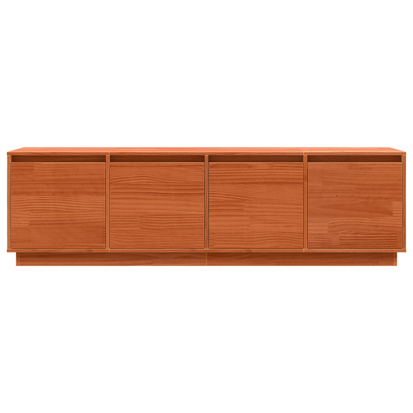 vidaXL Meuble TV marron 156 x 37 x 45 cm bois d'ingénierie