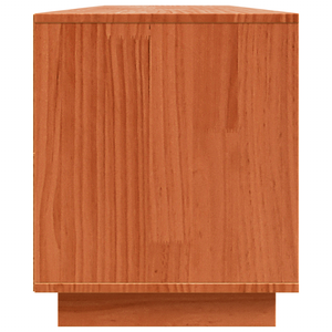 vidaXL Meuble TV marron 156 x 37 x 45 cm bois d'ingénierie